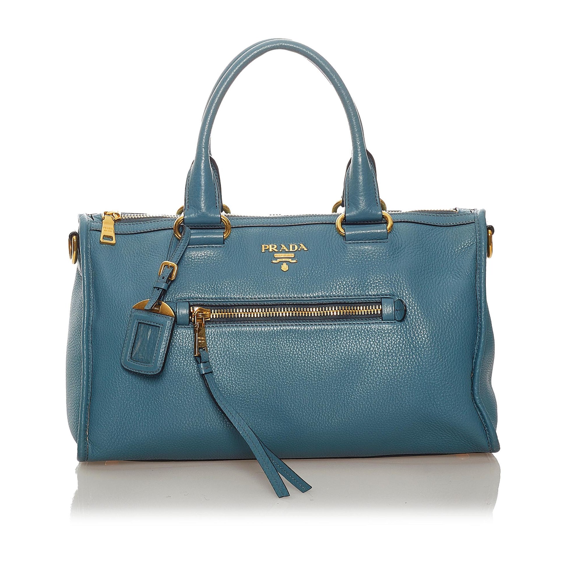 Prada Vitello Daino Satchel Style 65 - Rovelle Bags