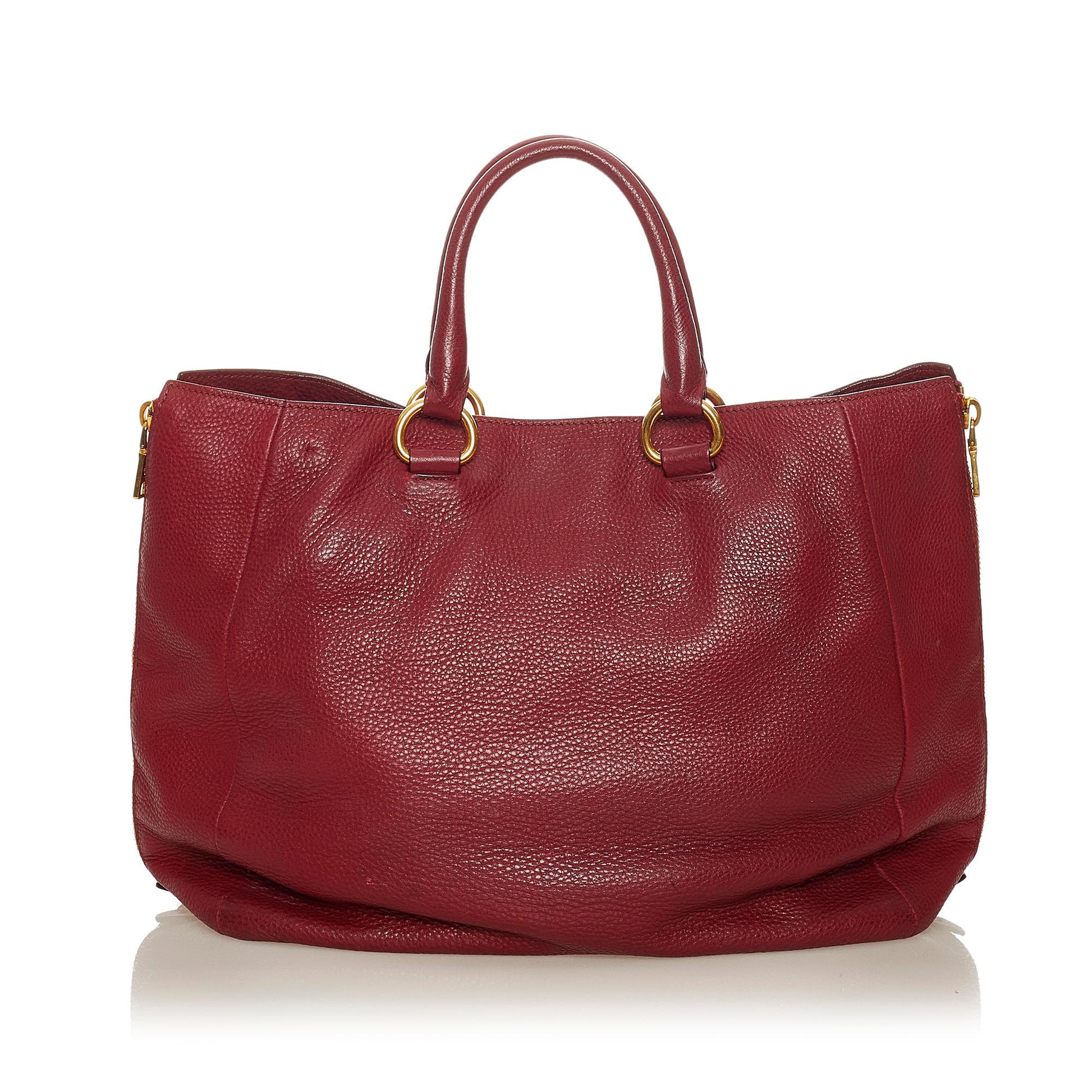Prada Vitello Daino Satchel Style 55 - Rovelle Bags
