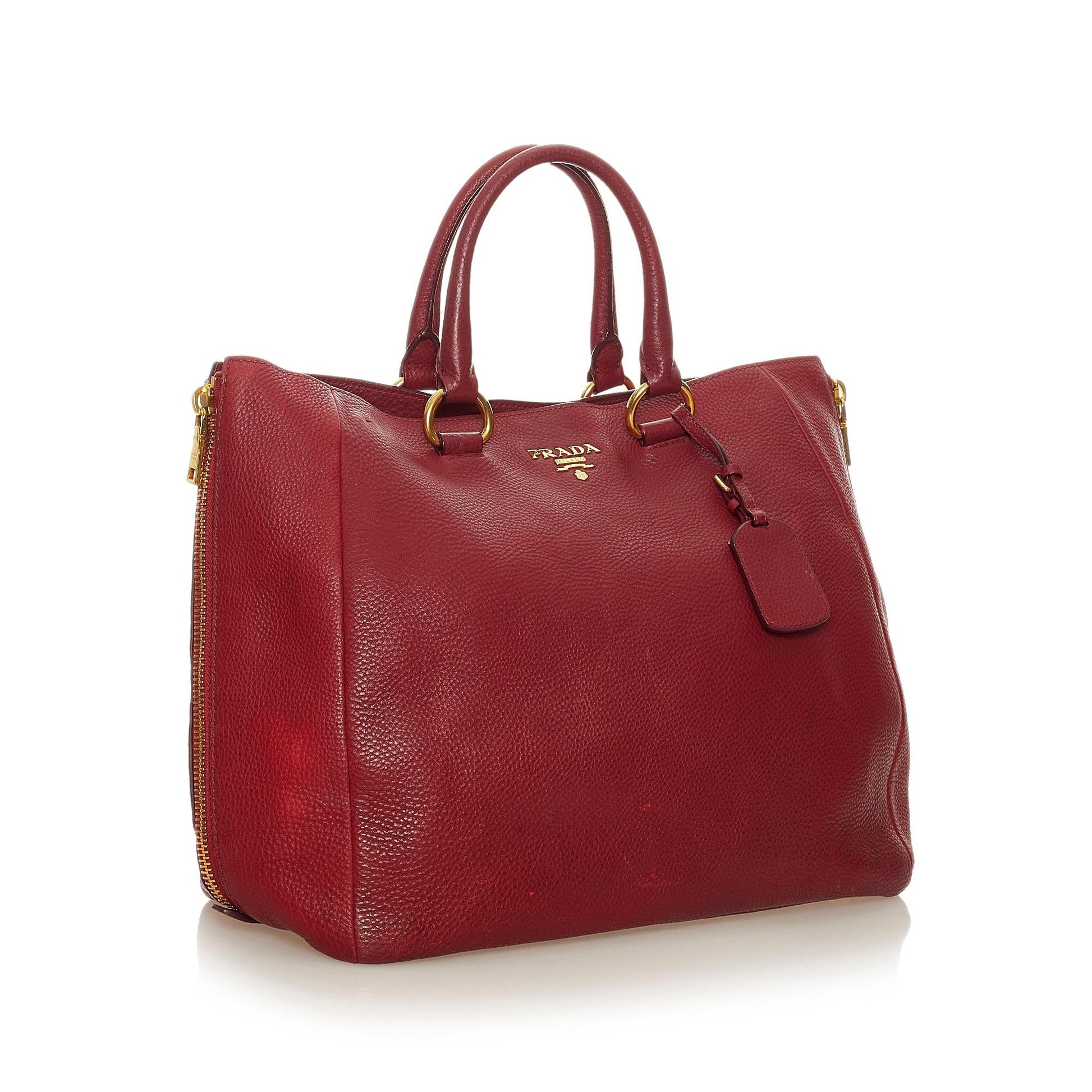 Prada Vitello Daino Satchel Style 55 - Rovelle Bags