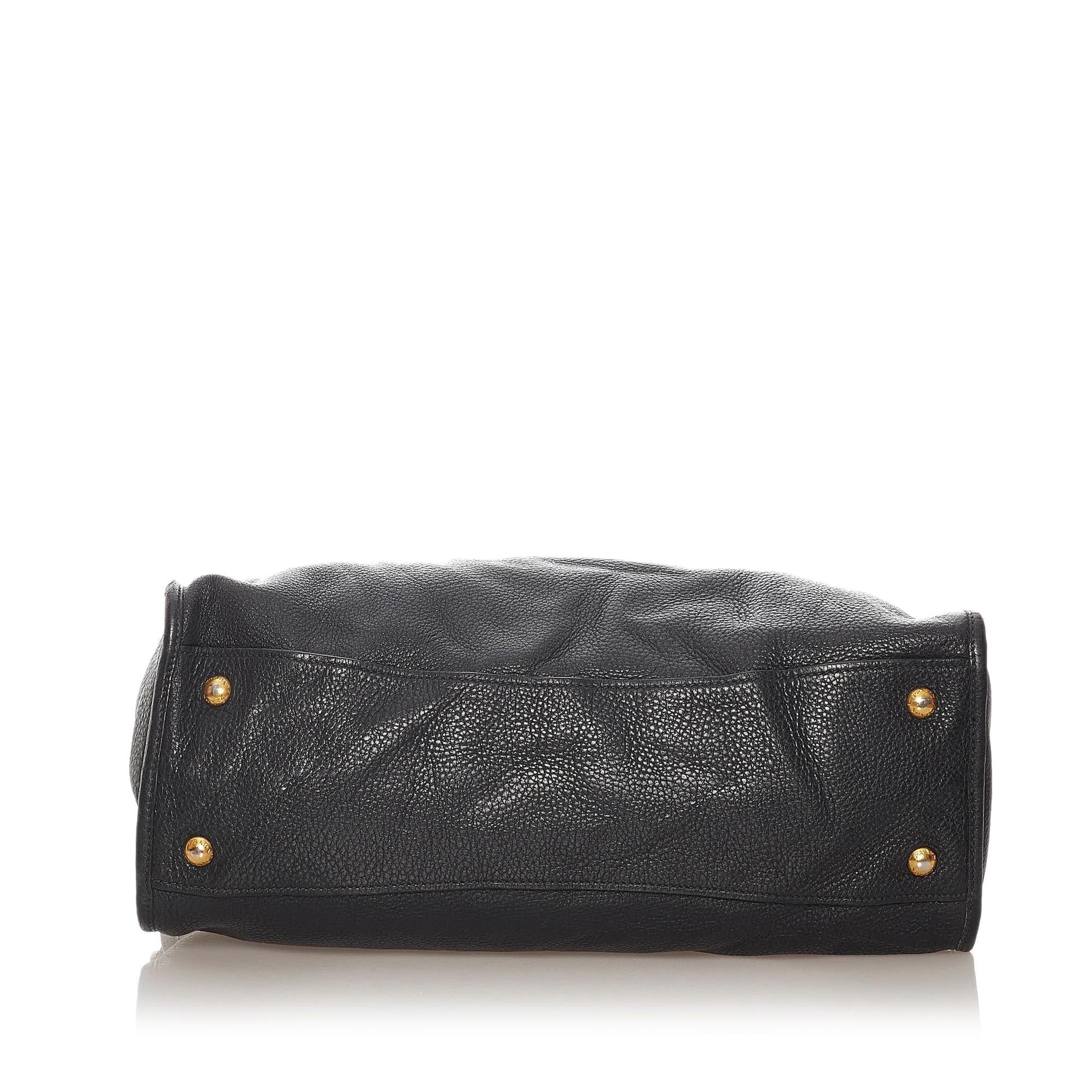 Prada Vitello Daino Satchel Style 54 - Rovelle Bags