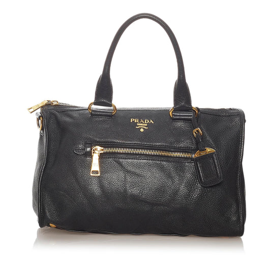 Prada Vitello Daino Satchel Style 54 - Rovelle Bags