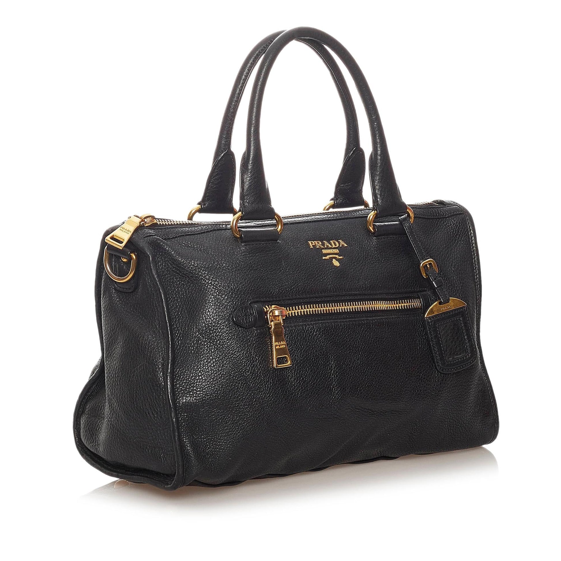 Prada Vitello Daino Satchel Style 54 - Rovelle Bags