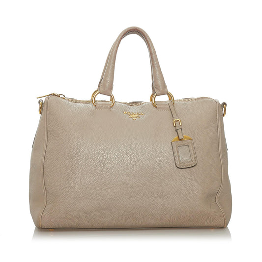 Prada Vitello Daino Satchel Style 50 - Rovelle Bags