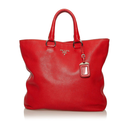 Prada Vitello Daino Satchel Style 47 - Rovelle Bags