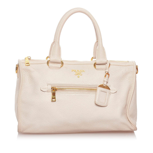 Prada Vitello Daino Satchel Style 48 - Rovelle Bags