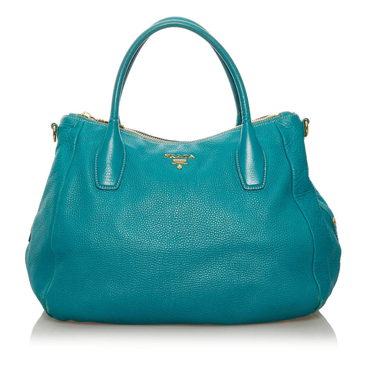 Prada Vitello Daino Satchel Style 45 - Rovelle Bags