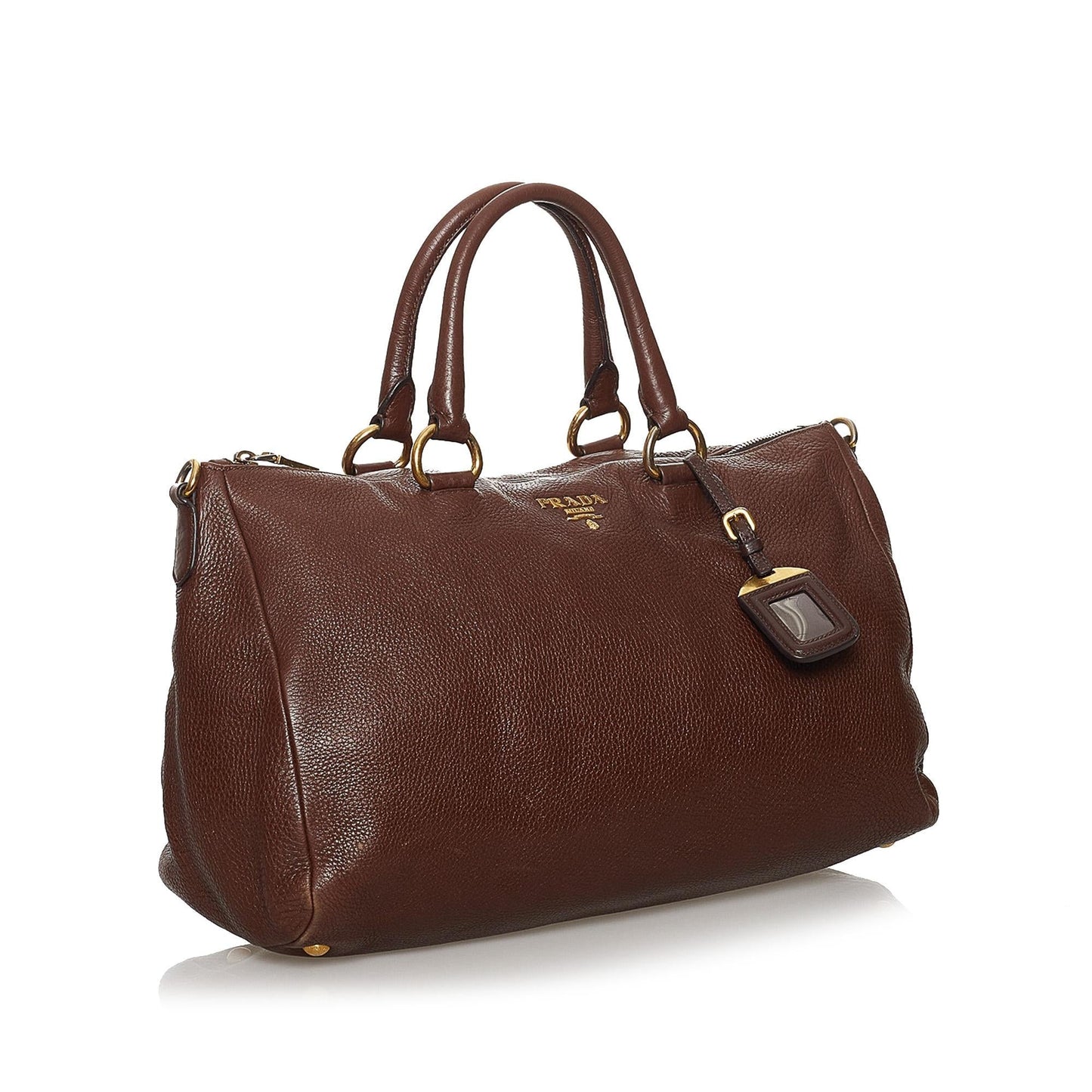 Prada Vitello Daino Satchel Style 38 - Rovelle Bags