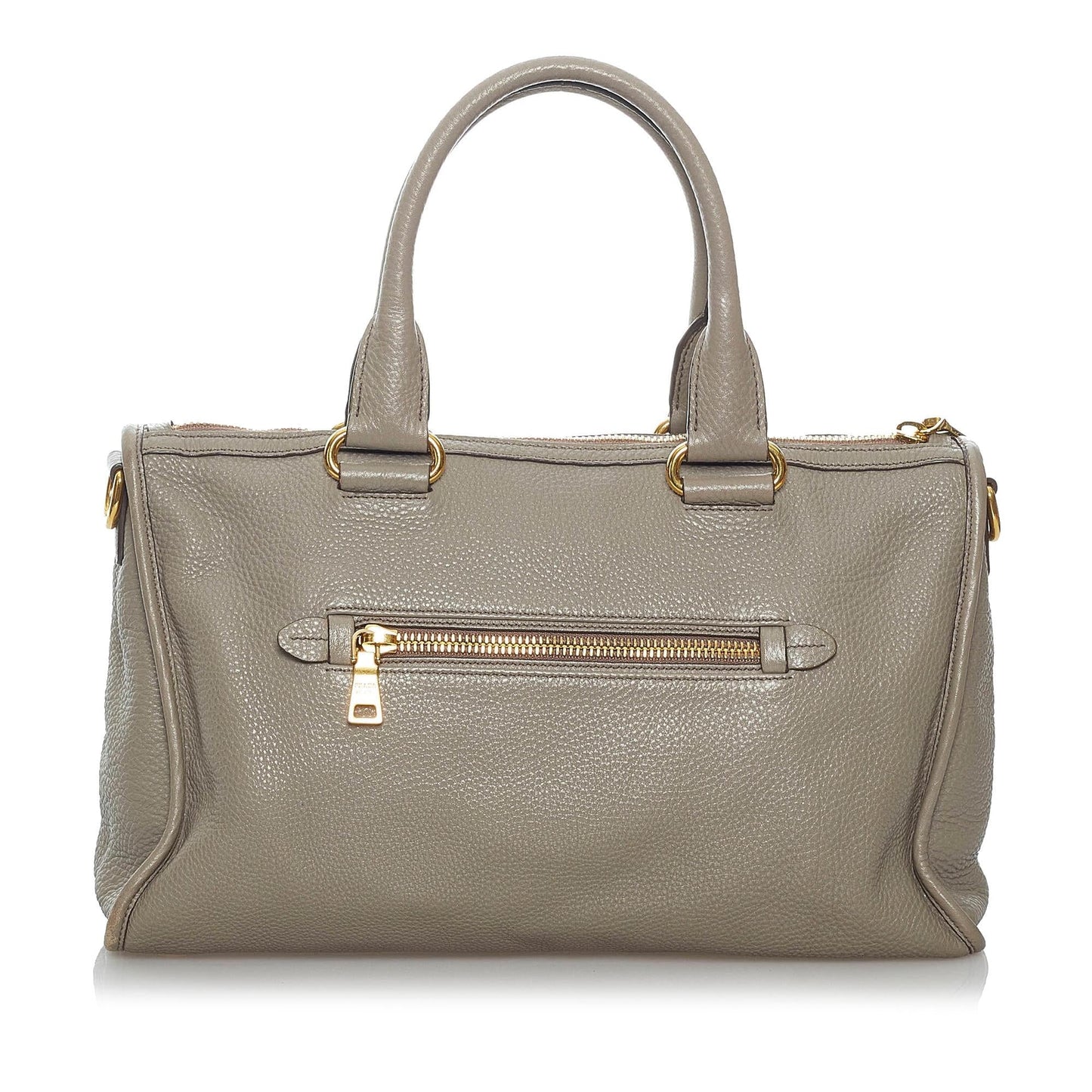 Prada Vitello Daino Satchel Style 37 - Rovelle Bags
