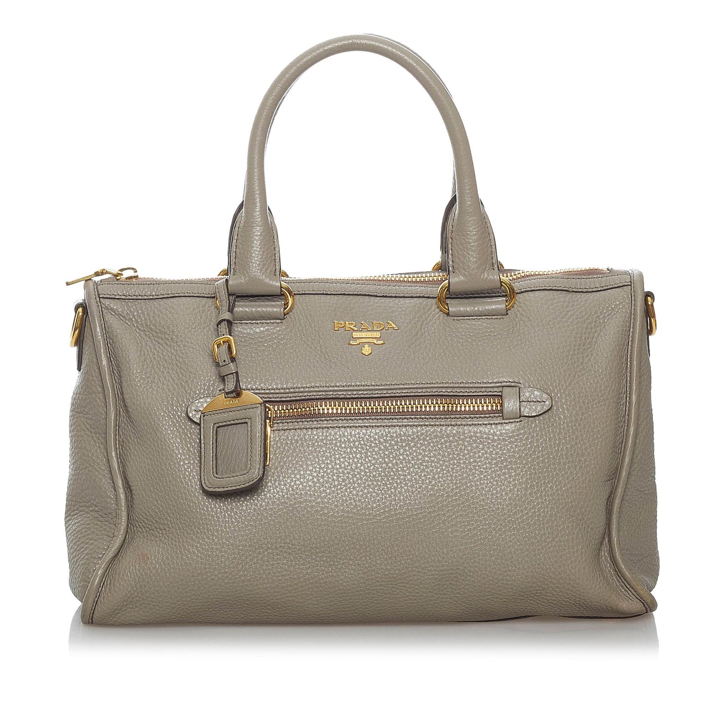 Prada Vitello Daino Satchel Style 37 - Rovelle Bags