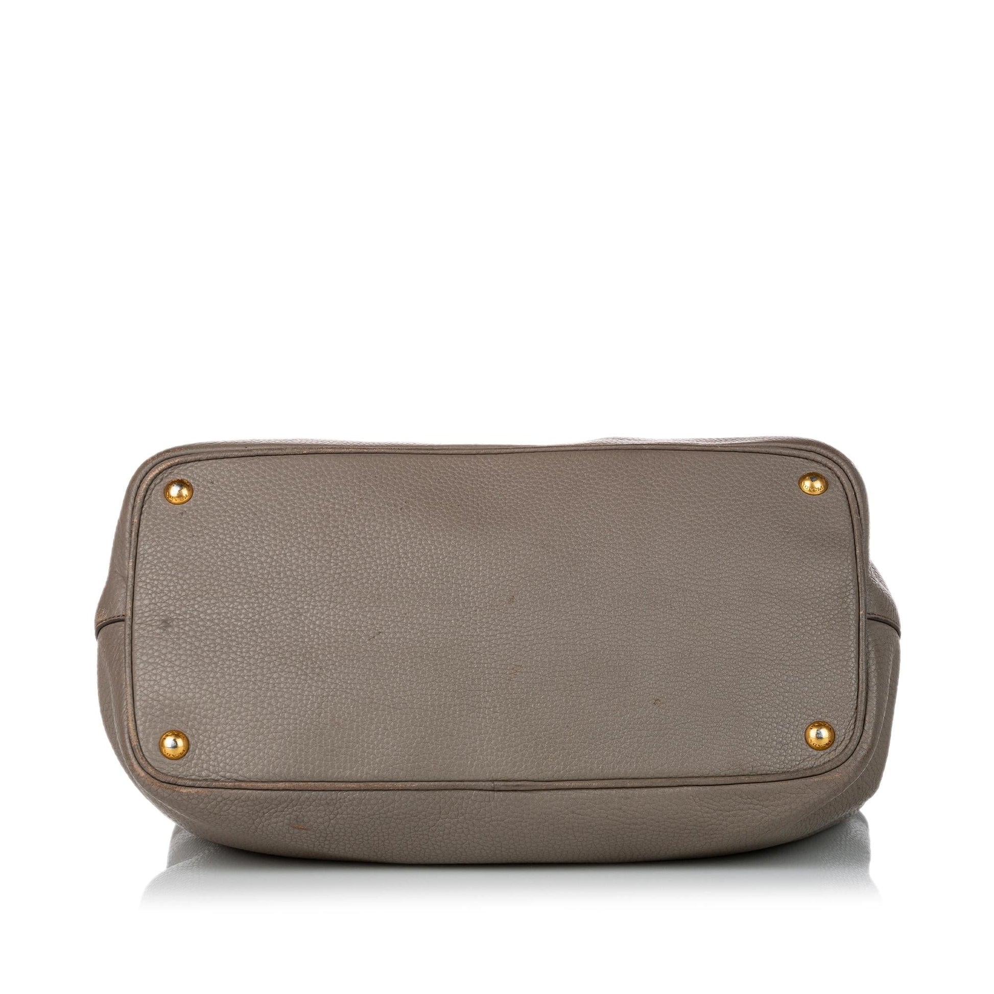 Prada Vitello Daino Satchel Style 35 - Rovelle Bags