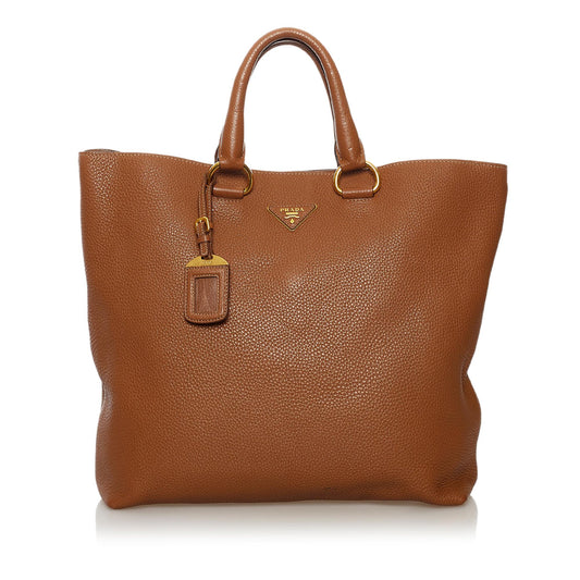 Prada Vitello Daino Satchel Style 23 - Rovelle Bags