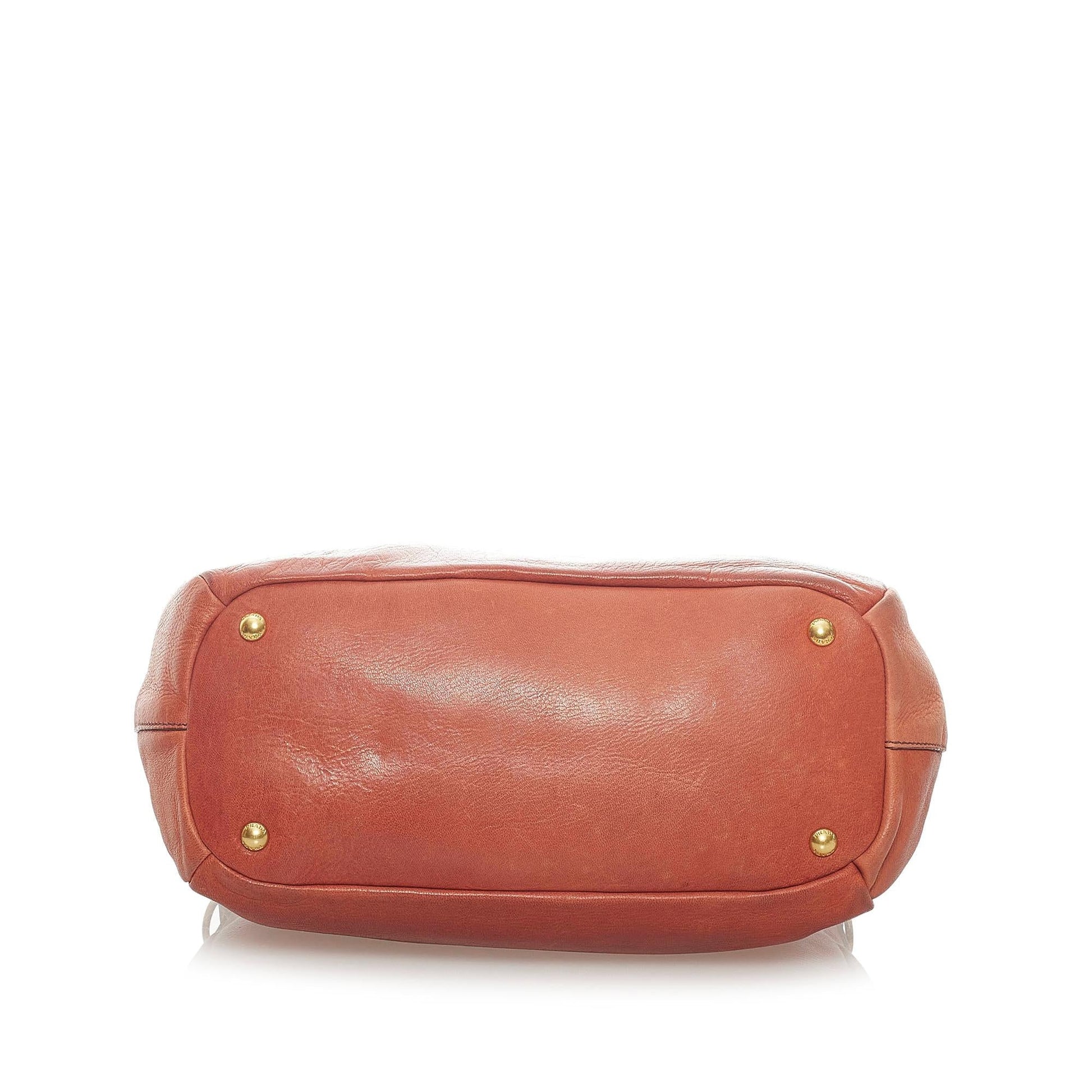 Prada Vitello Daino Satchel Style 20 - Rovelle Bags