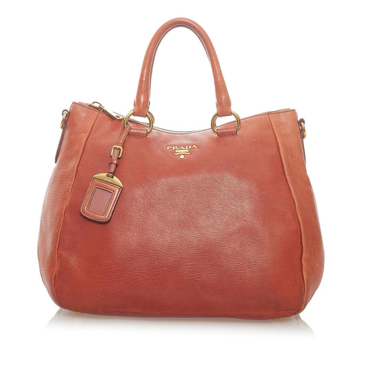 Prada Vitello Daino Satchel Style 20 - Rovelle Bags