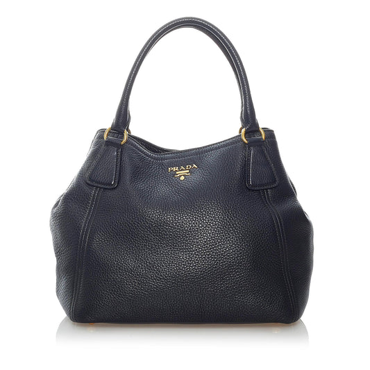 Prada Vitello Daino Satchel Style 17 - Rovelle Bags