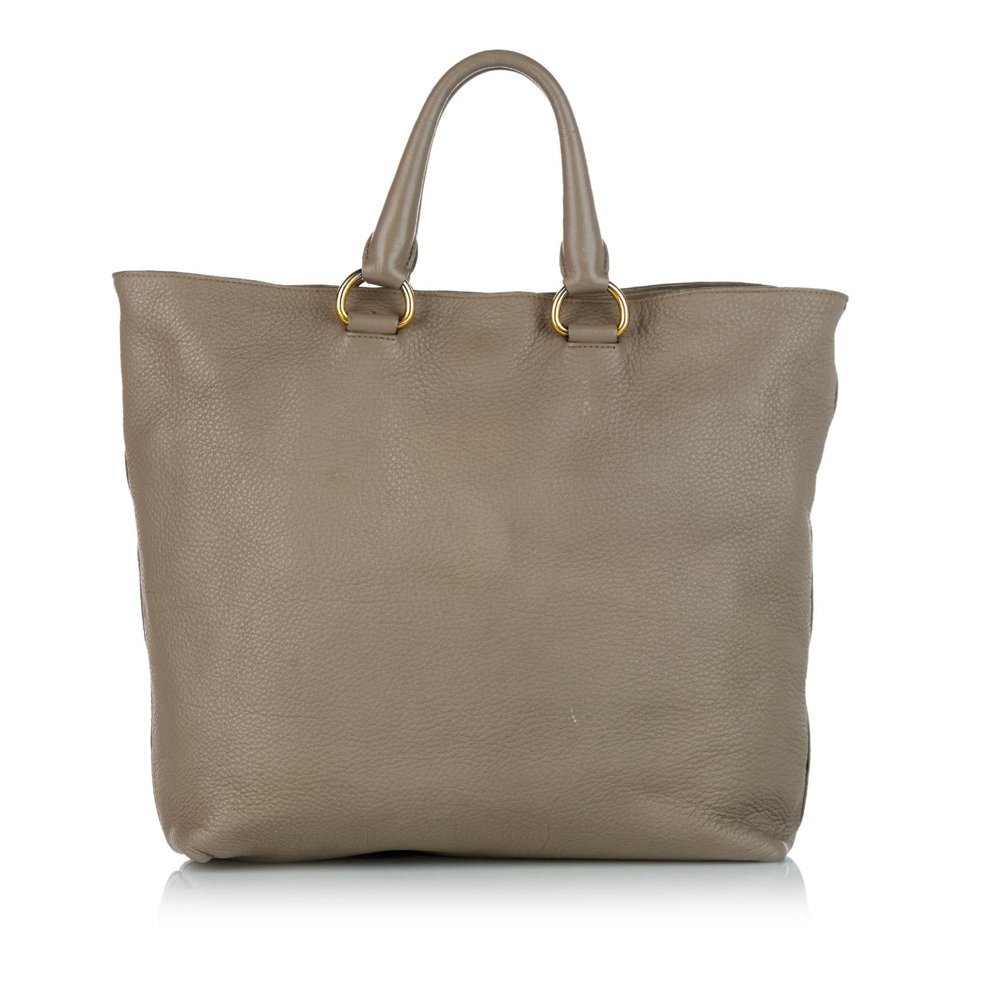 Prada Vitello Daino Satchel Style 16 - Rovelle Bags