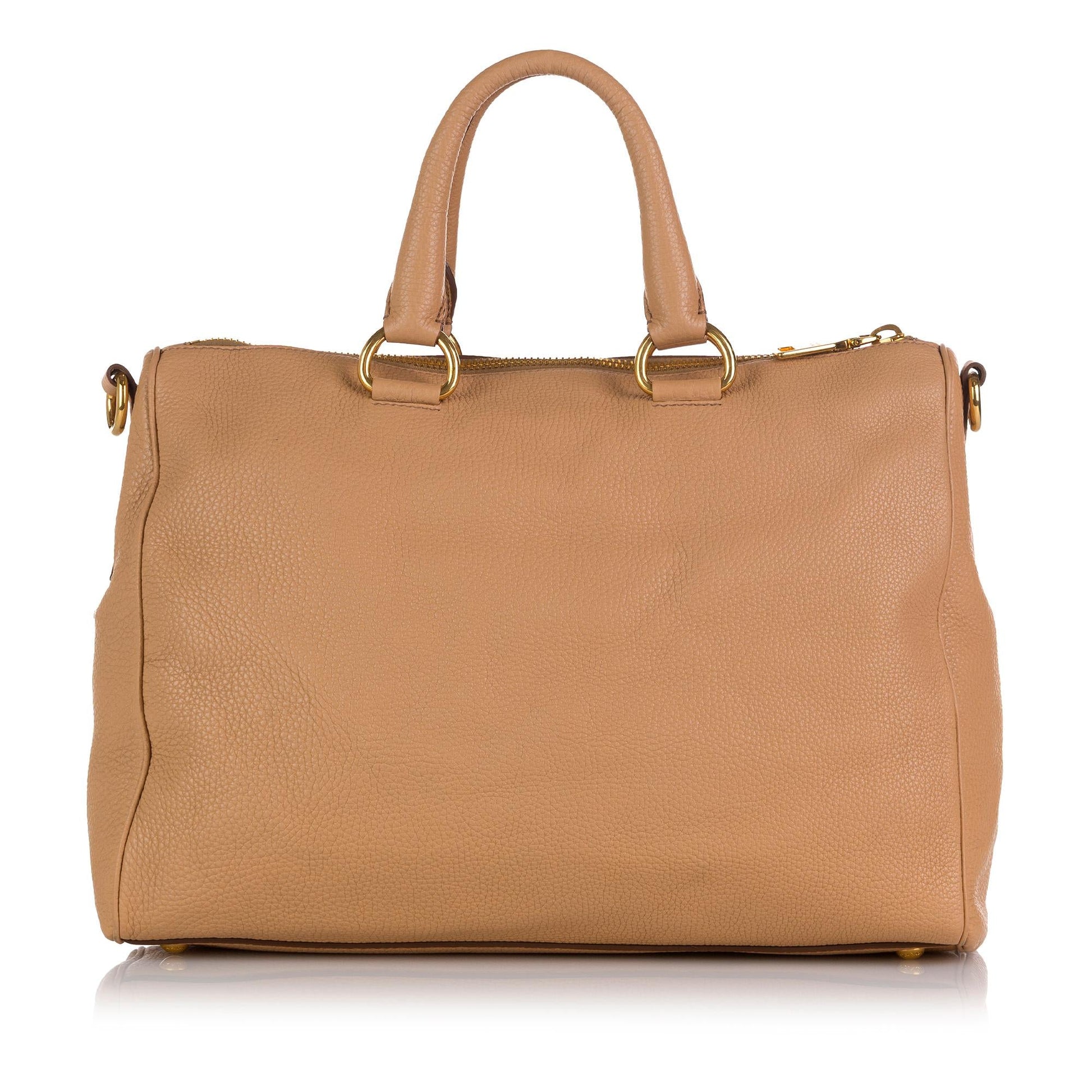 Prada Vitello Daino Satchel Style 12 - Rovelle Bags
