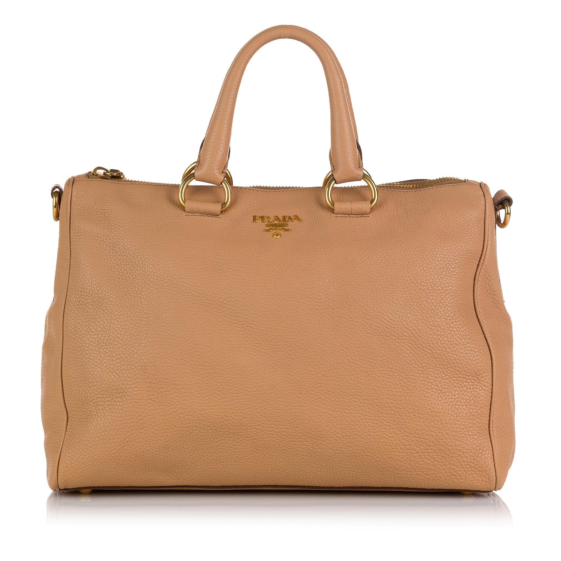 Prada Vitello Daino Satchel Style 12 - Rovelle Bags