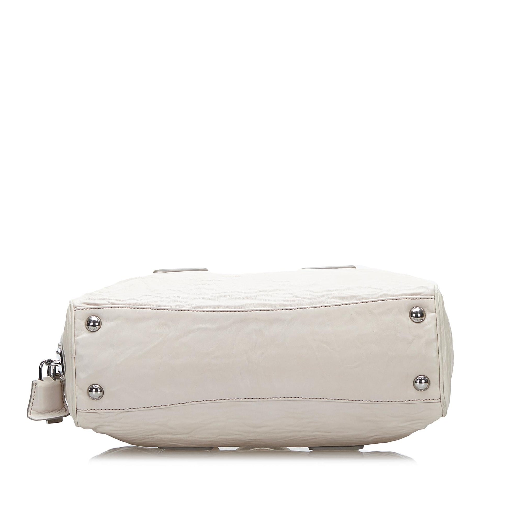 Prada Vitello Daino Satchel Style 9 - Rovelle Bags