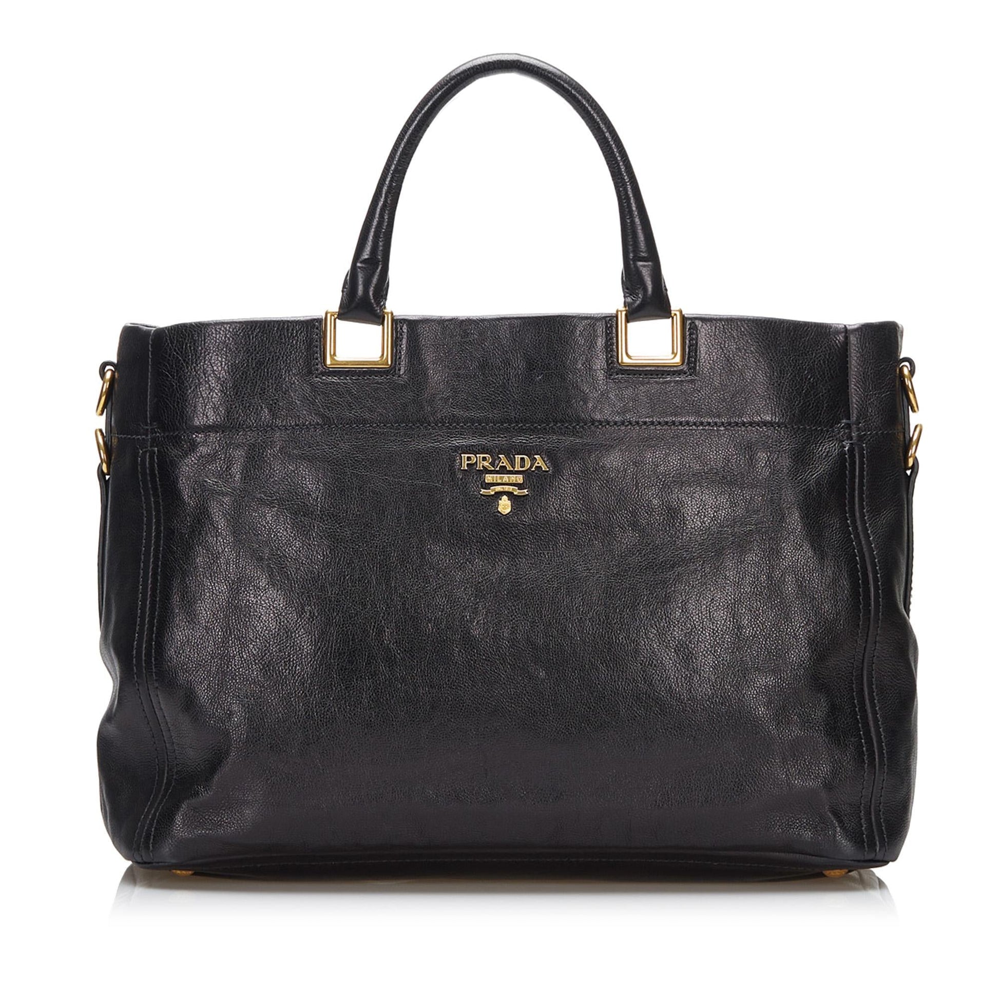 Prada Vitello Daino Satchel Style 3 - Rovelle Bags