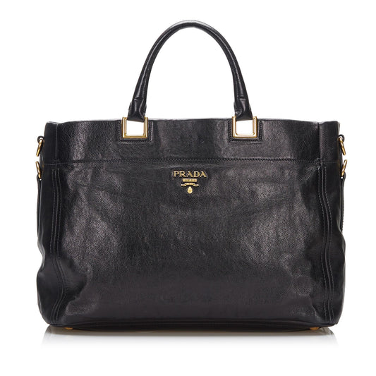 Prada Vitello Daino Satchel Style 3 - Rovelle Bags