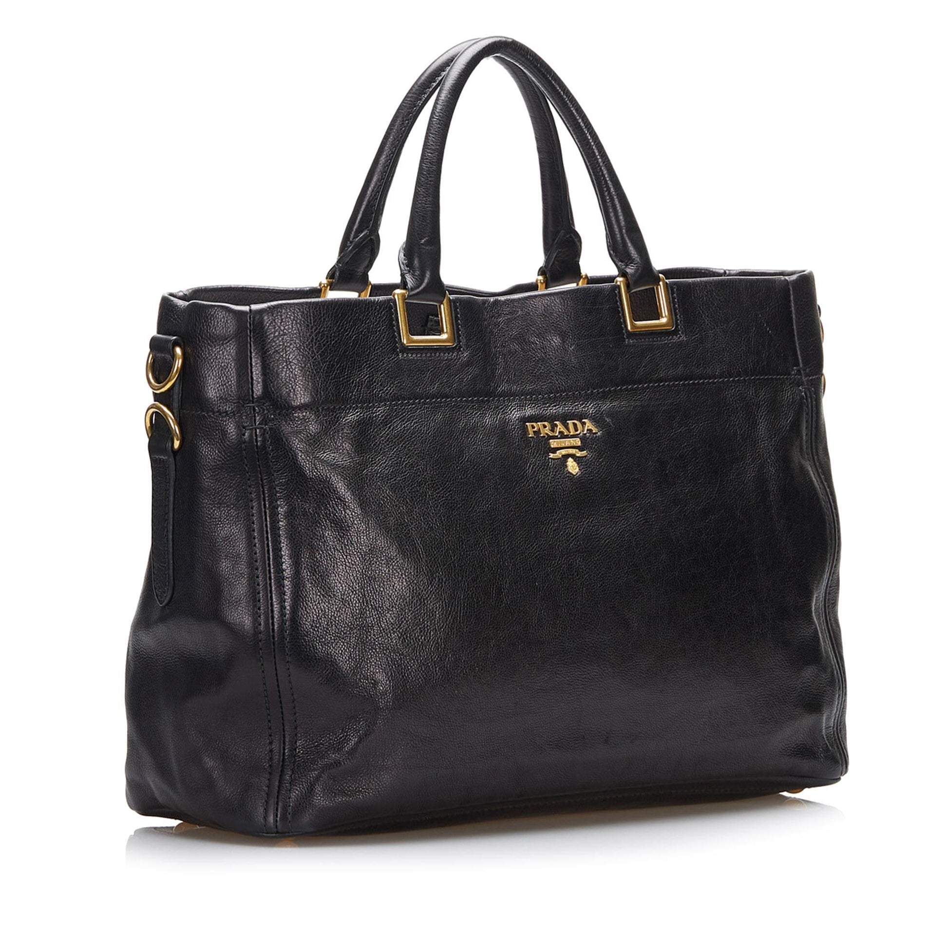Prada Vitello Daino Satchel Style 3 - Rovelle Bags