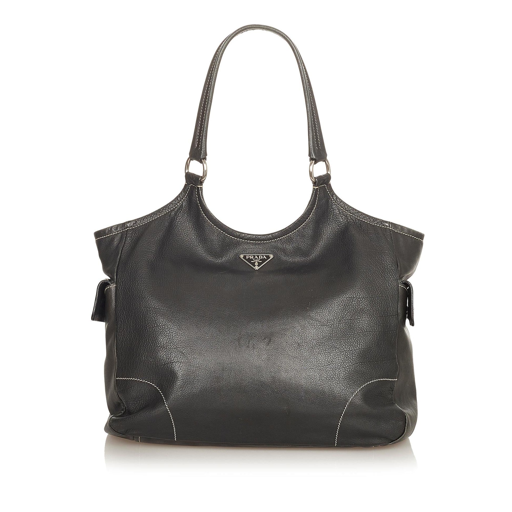 Prada Vitello Daino Shoulder Bag Style 6 - Rovelle Bags