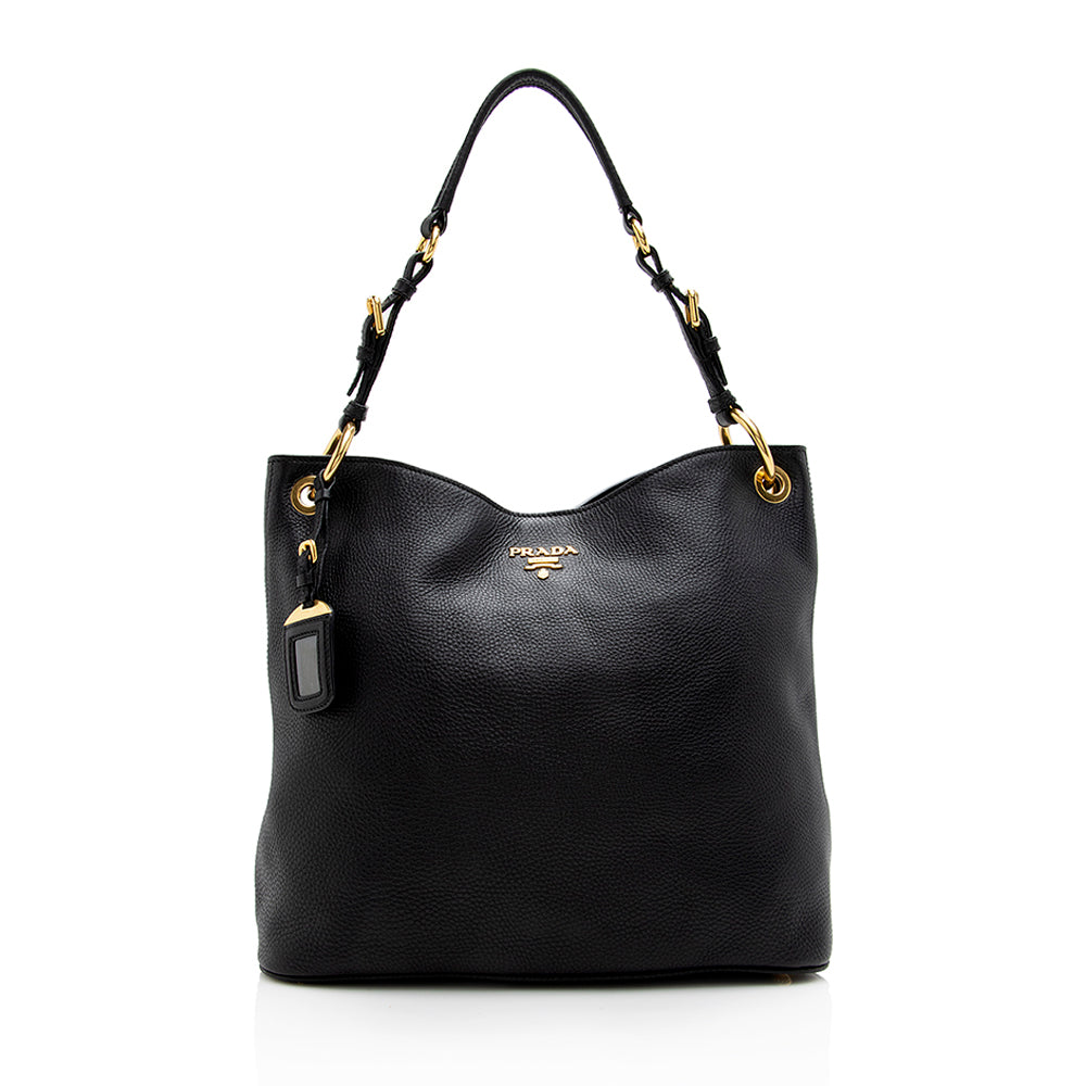 Prada Vitello Daino Shoulder Bag Style 15 - Rovelle Bags