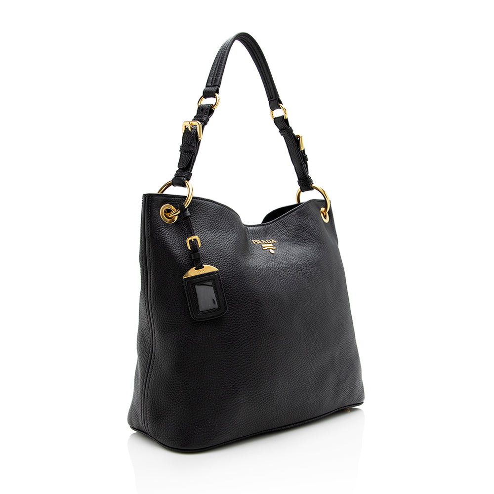 Prada Vitello Daino Shoulder Bag Style 15 - Rovelle Bags