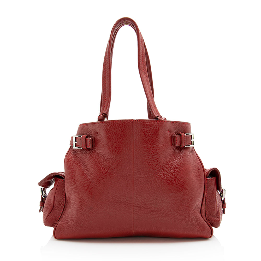Prada Vitello Daino Side Pocket Tote - FINAL - Rovelle Bags