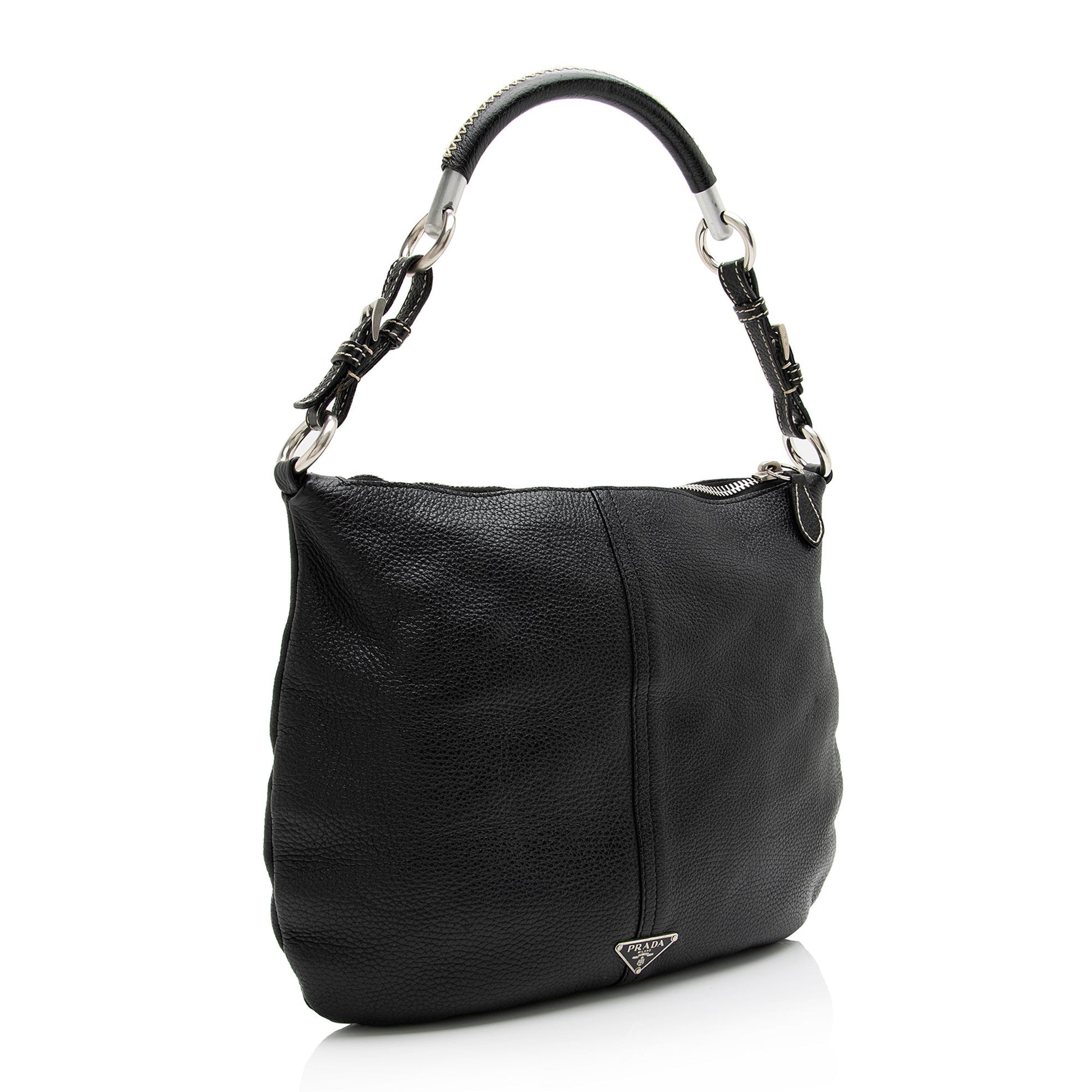 Prada Vitello Daino Small Hobo Hobo Bag - Rovelle Bags