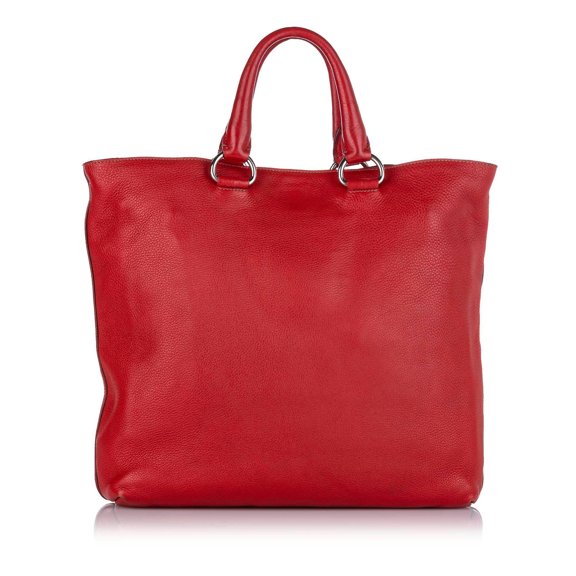 Prada Vitello Daino Tote Handbag Style 27 - Rovelle Bags