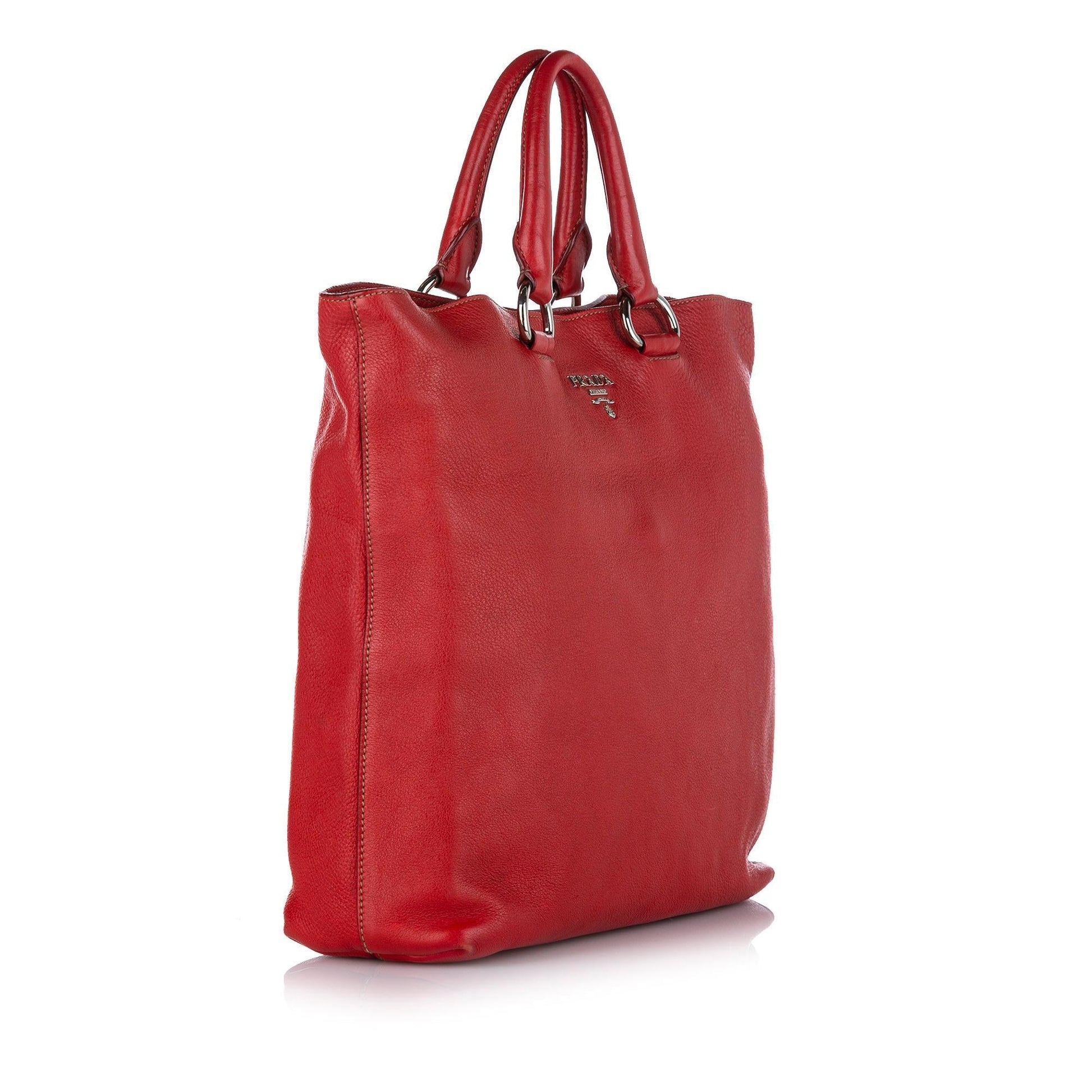 Prada Vitello Daino Tote Handbag Style 27 - Rovelle Bags
