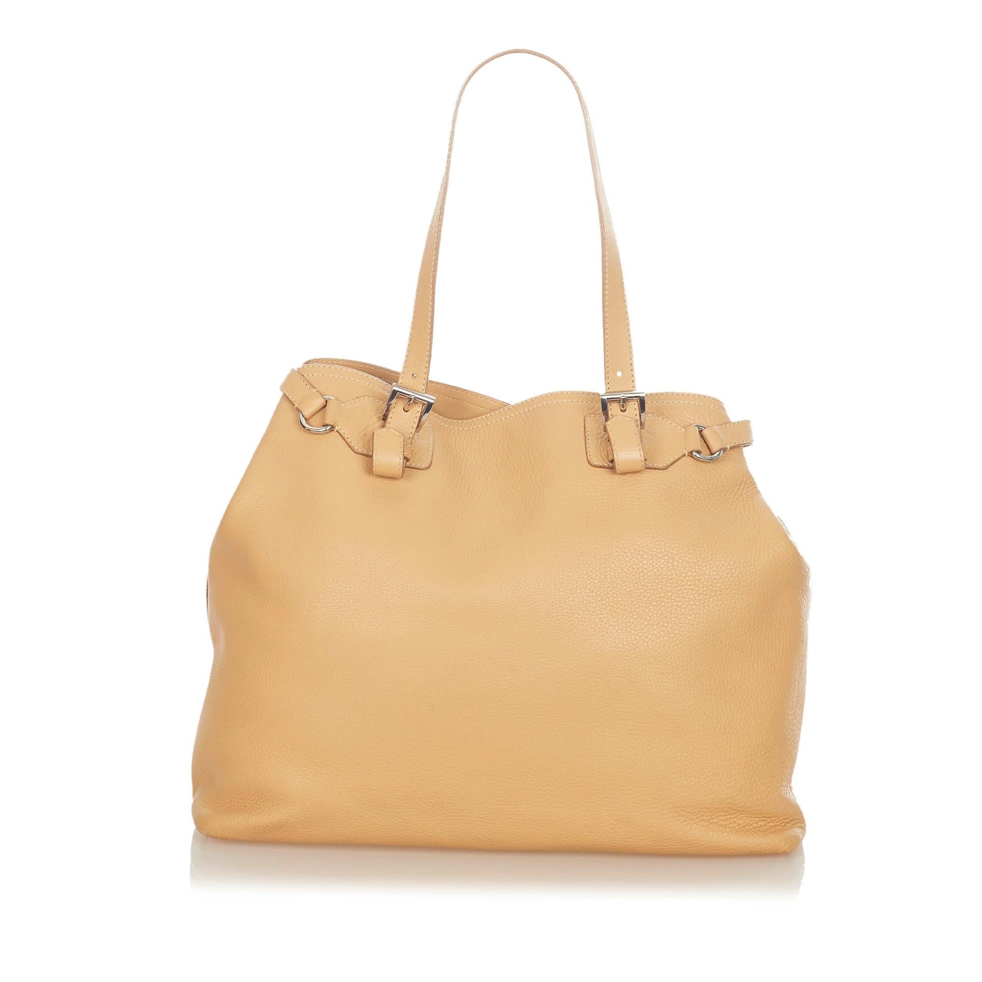 Prada Vitello Daino Tote Handbag Style 12 - Rovelle Bags