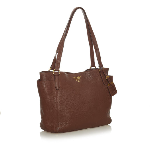 Prada Vitello Daino Tote Handbag Style 32 - Rovelle Bags