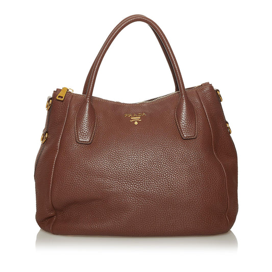 Prada Vitello Daino Tote Handbag Style 24 - Rovelle Bags
