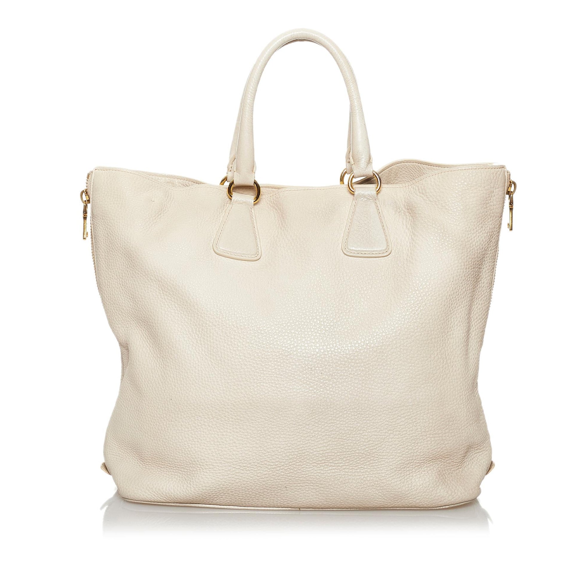 Prada Vitello Daino Tote Handbag Style 22 - Rovelle Bags
