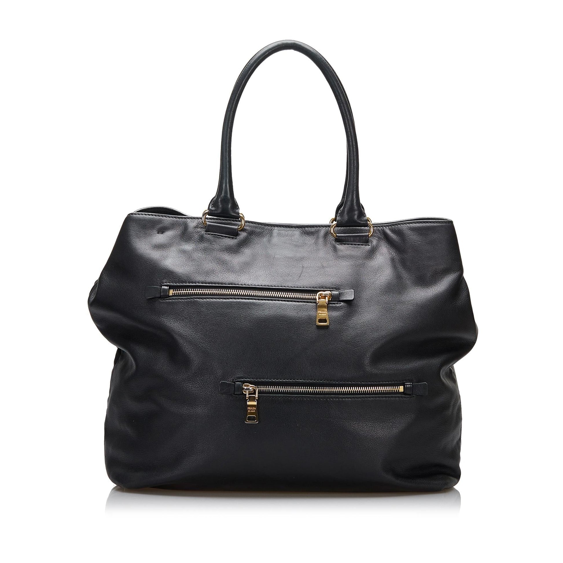 Prada Vitello Daino Tote Handbag - Rovelle Bags