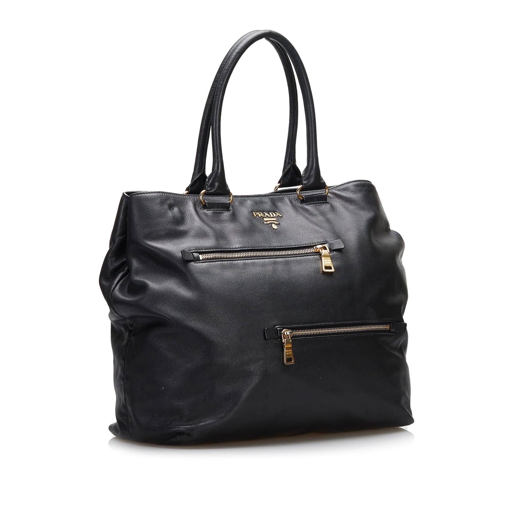 Prada Vitello Daino Tote Handbag - Rovelle Bags