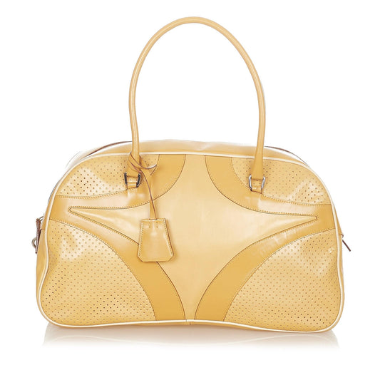 Prada Vitello Drive Leather Handbag - Rovelle Bags