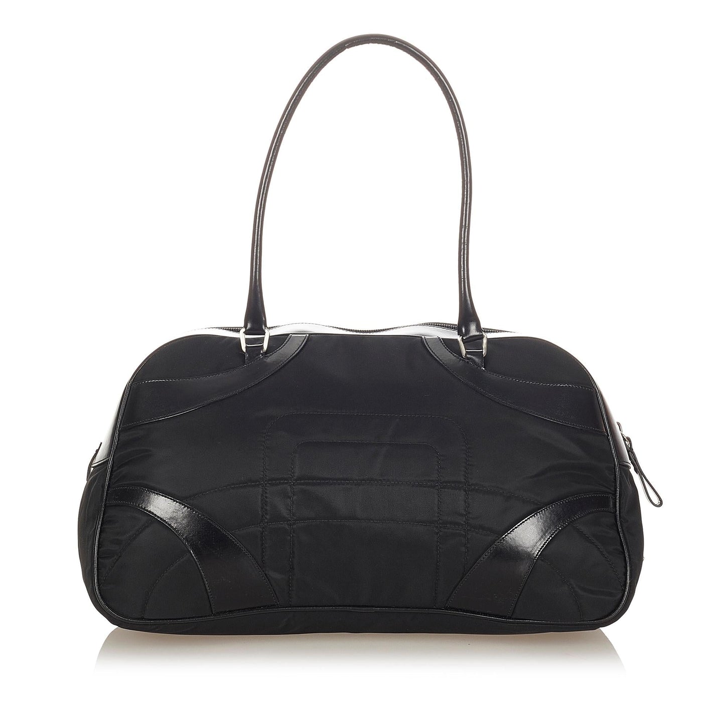Prada Vitello Drive Nylon Bowler Bag - Rovelle Bags