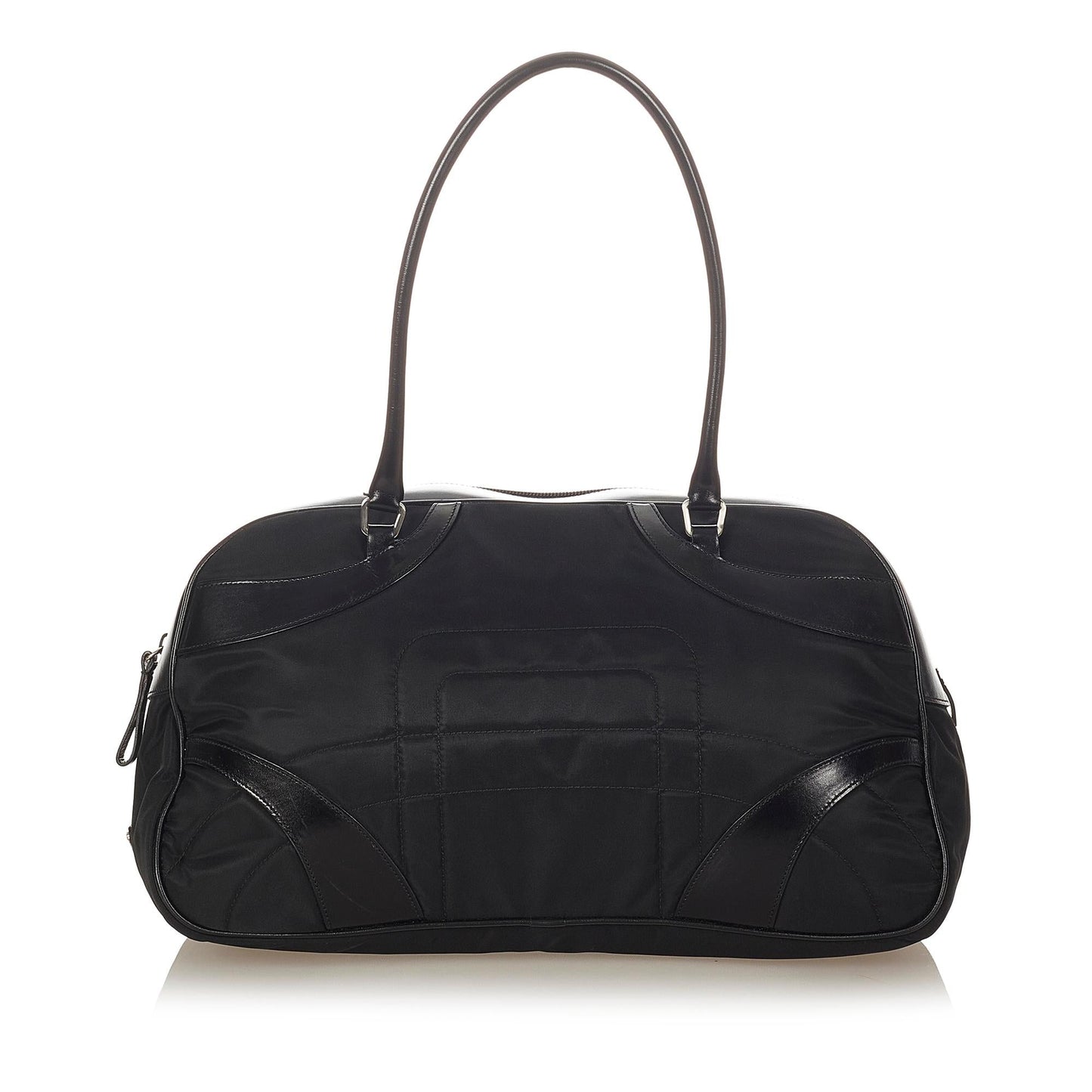 Prada Vitello Drive Nylon Bowler Bag - Rovelle Bags