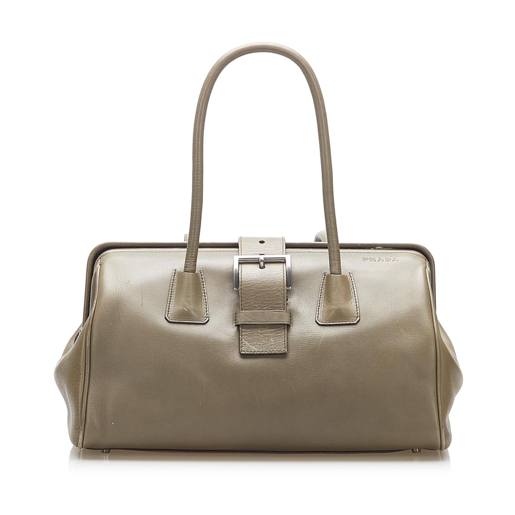 Prada Vitello Fibbia Handbag - Rovelle Bags
