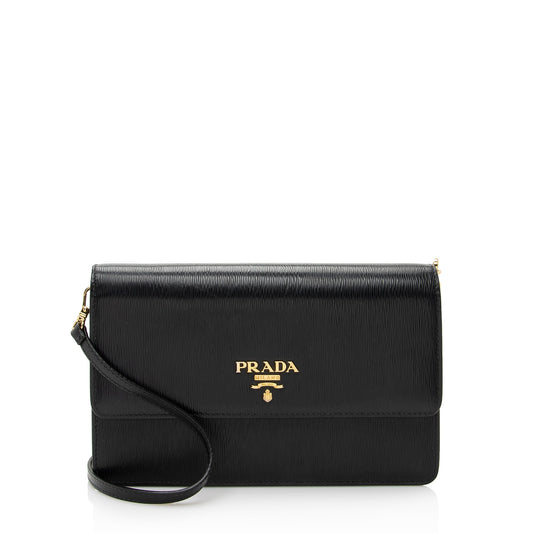 Prada Vitello Move Mini Wallet on Chain Handbag - Rovelle Bags