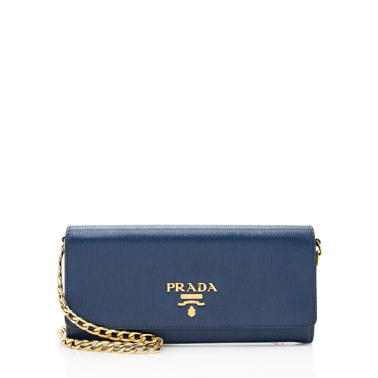 Prada Vitello Move Wallet on Chain Bag - Rovelle Bags