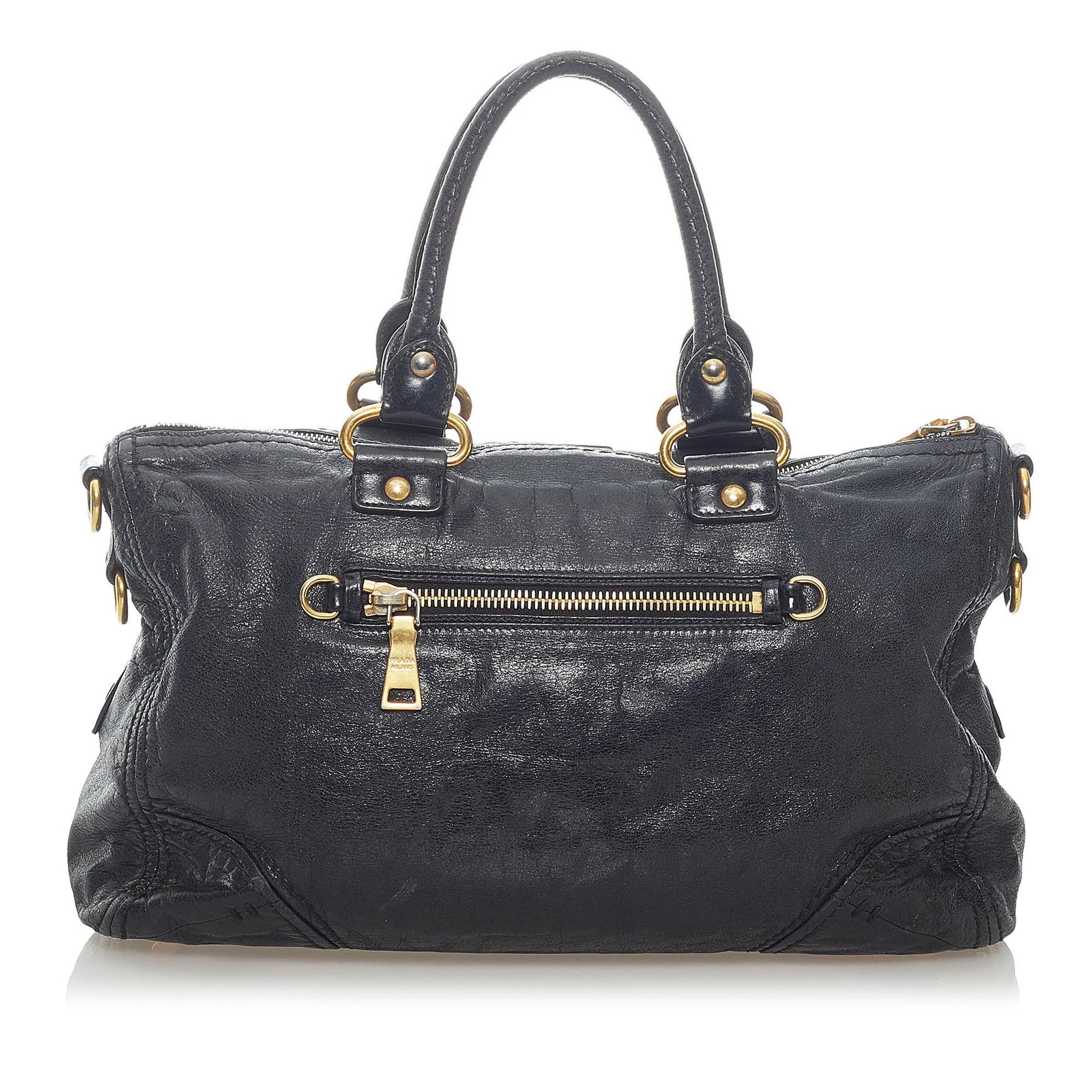Prada Vitello Shine Handbag - Rovelle Bags