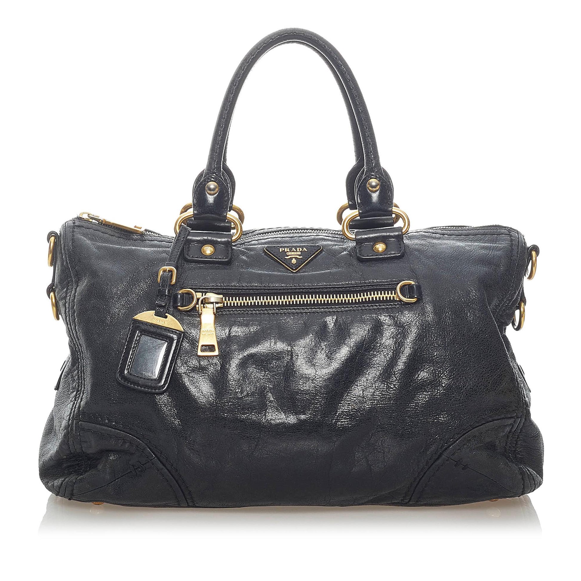 Prada Vitello Shine Handbag - Rovelle Bags