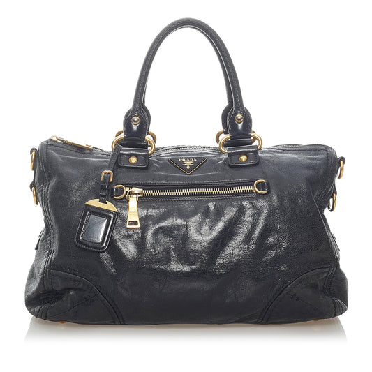 Prada Vitello Shine Handbag - Rovelle Bags