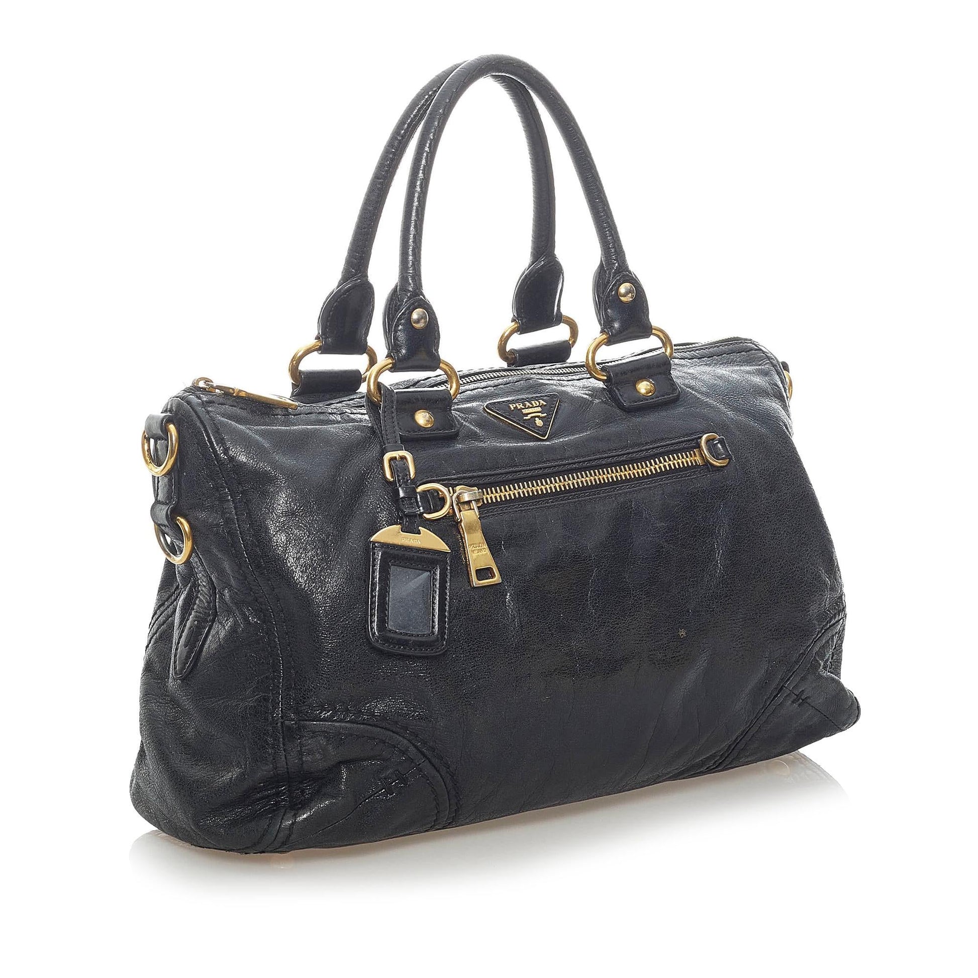 Prada Vitello Shine Handbag - Rovelle Bags