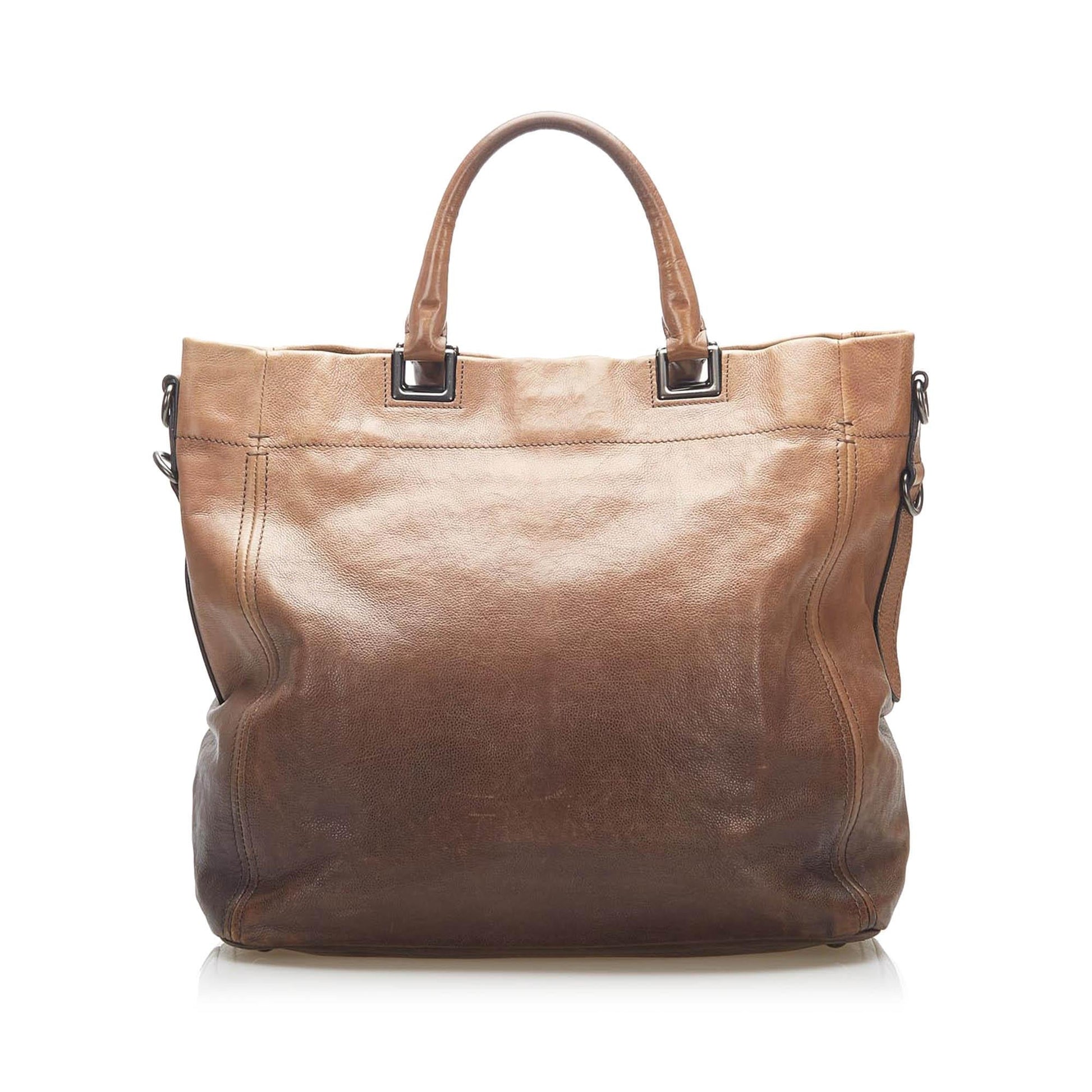 Prada Vitello Shine Satchel Style 33 - Rovelle Bags