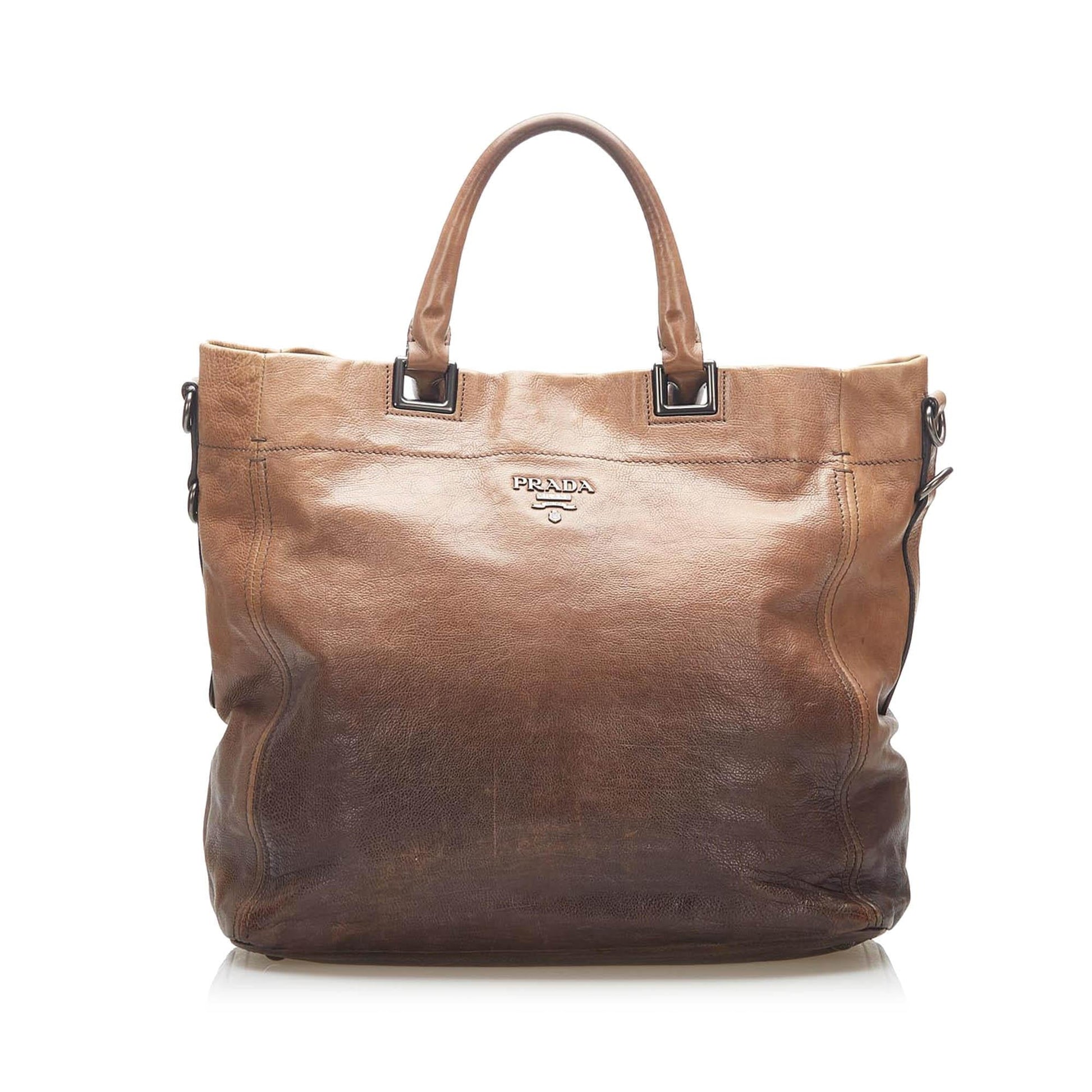 Prada Vitello Shine Satchel Style 33 - Rovelle Bags